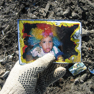 Picture in the rubble 