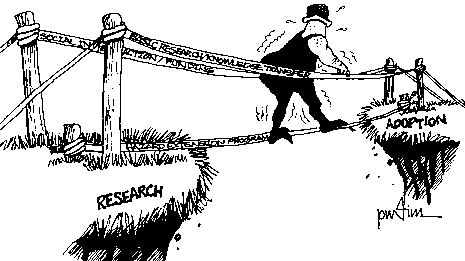 Mr. Hazards crossing bridge between research and adoption