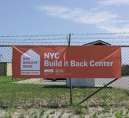 The Rockaways' NYC Build if Back assistance center