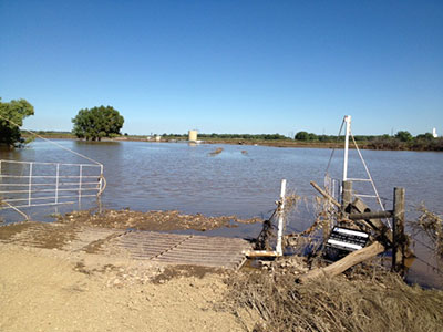 Image of the September 2013 flood in Colorado