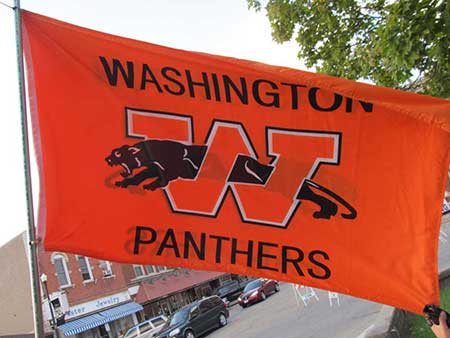 Washington Panthers symbolism depicted on the teams flag