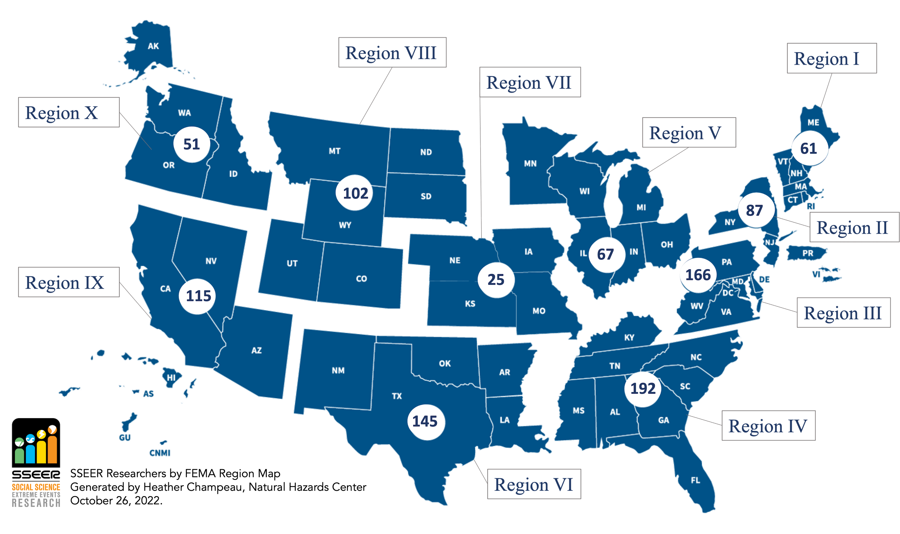 FEMA SSEER Map