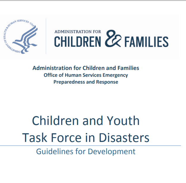 Children and disasters preparedness response and recovery