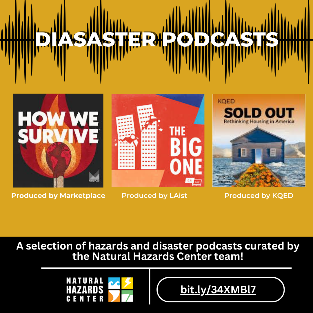 These disaster podcasts tell stories of every day people who are recovering from and adapting to the natural hazards that threaten their homes and communities. Find the NHC podcast page at the link in our bio and listen to one this weekend!