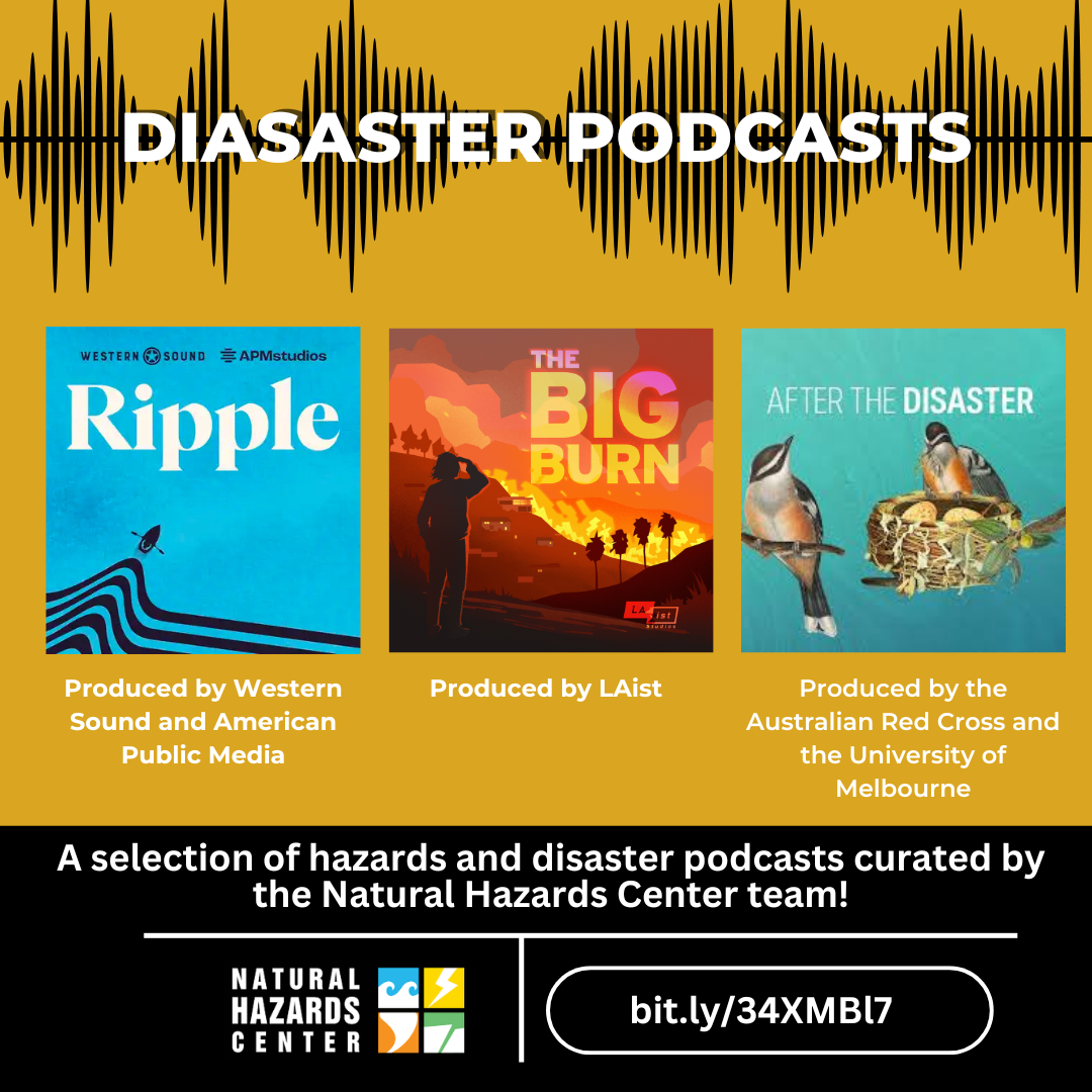 From an re-examination of the most catastrophic U.S. oil spill to a survival guide for wildfire-prone Los Angeles, these disaster podcasts share personal stories and practical tips for surviving and thriving in a hazardous world.