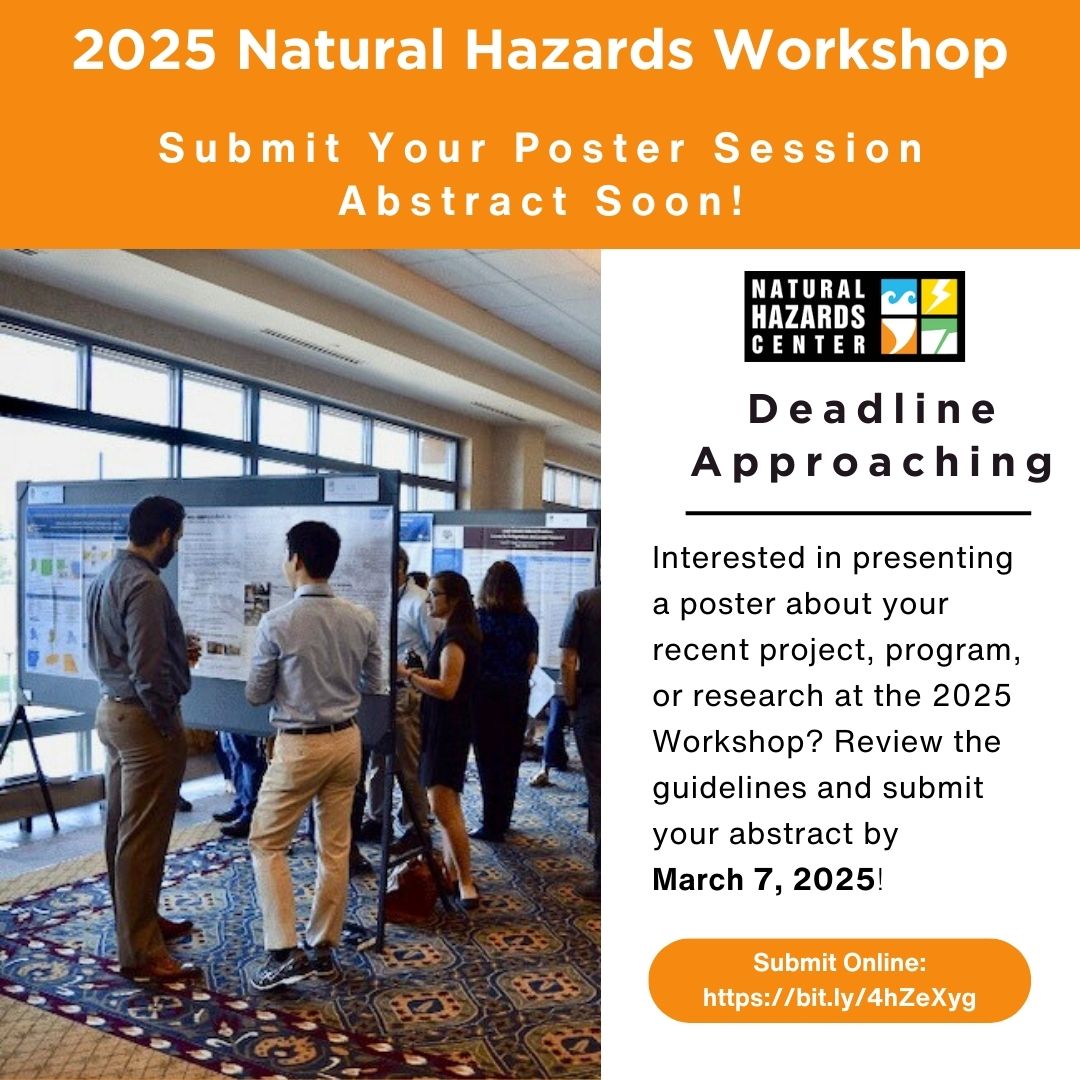 Just a few days left to submit abstracts for the 2025 Workshop poster session!