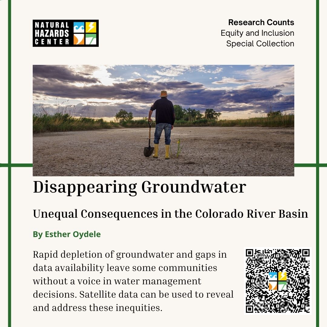 Groundwater in the Colorado River Basin is disappearing rapidly, unevenly, and unfairly. For Research Counts, Esther Oydele explains how satellite data can make hidden groundwater changes more visible.