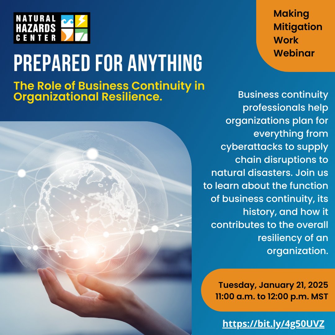 Prepared for Anything: The Role of Business Continuity in Organizational Resilience