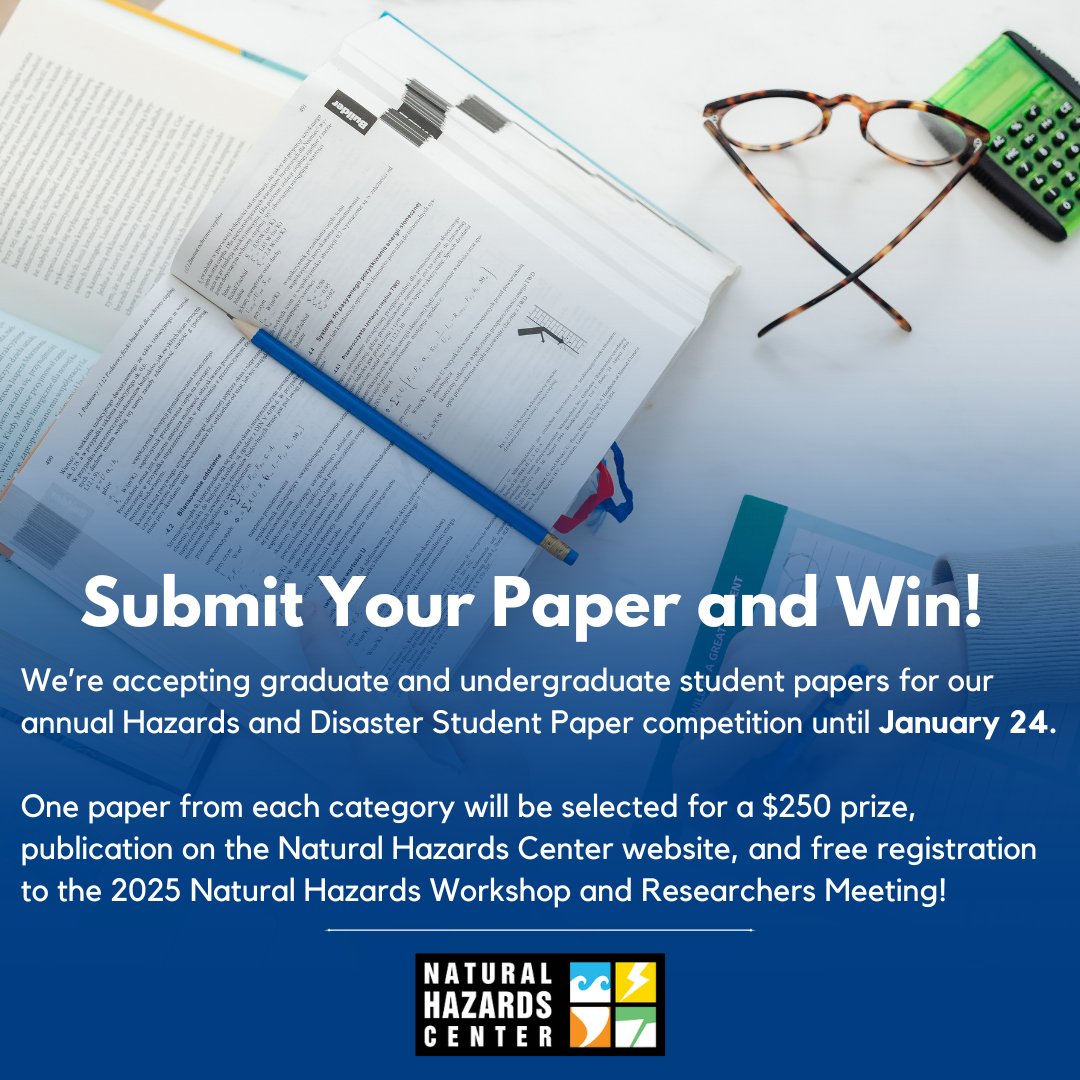Submissions for our annual Student Paper Competition close in one week