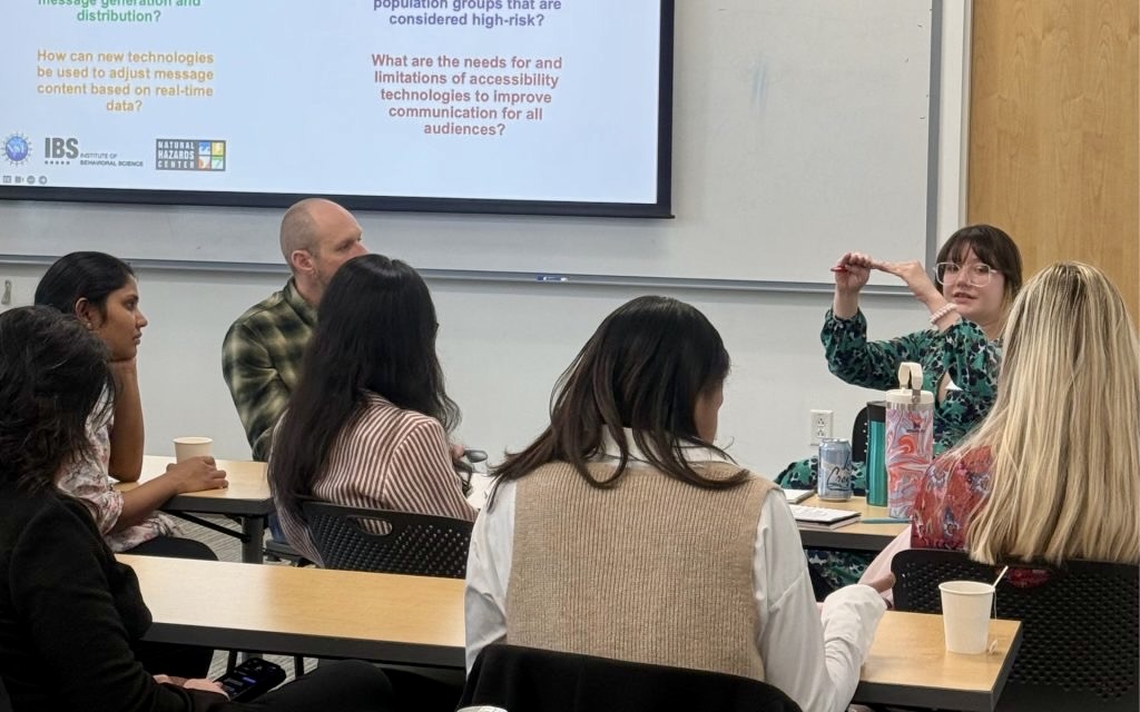 ASPIRE Workshop participants included disaster and emergency management professionals, academics and graduate students.