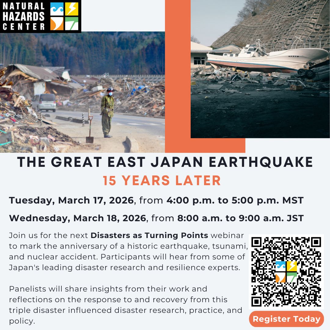 Join us on Tuesday, March 17, 2026 for a webinar to mark the anniversary of a turning point disaster.