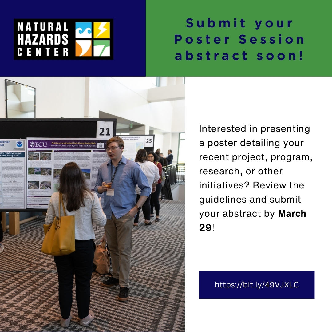 Poster Session Submissions Deadline Extended