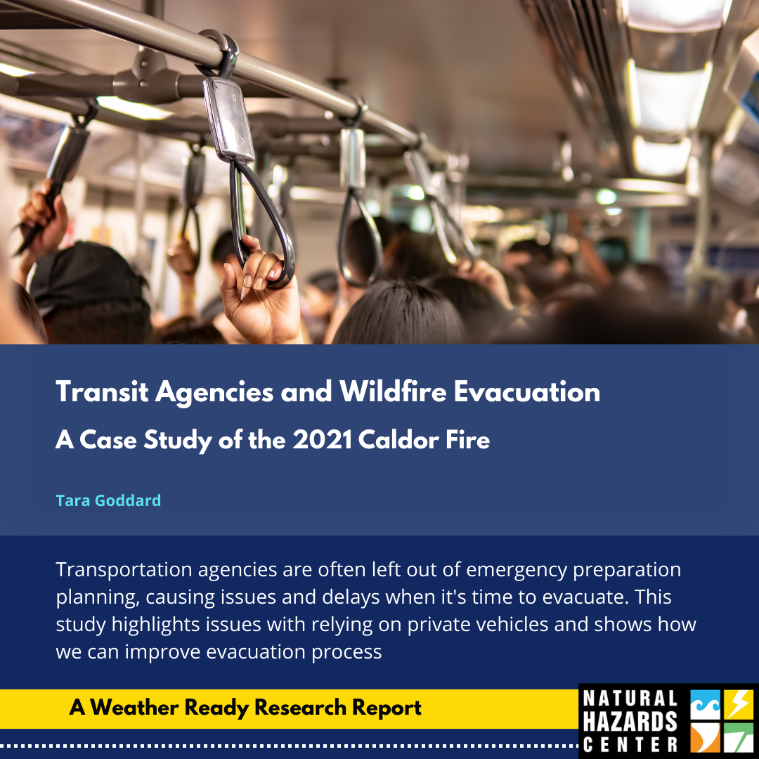 Transit Agencies and Wildfire Evacuation