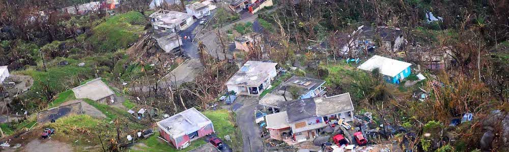 Aerial Maria Damage