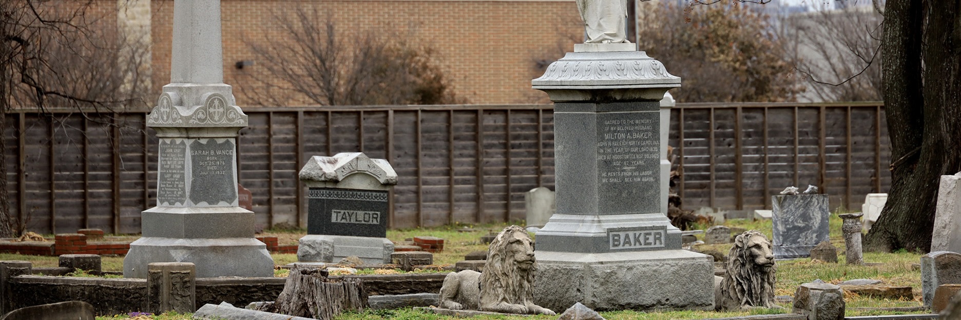 Incorporated in 1875, the Olivewood Cemetery in Houston, Texas, is a historic African American cemetery where more than four thousand Black citizens are buried. 