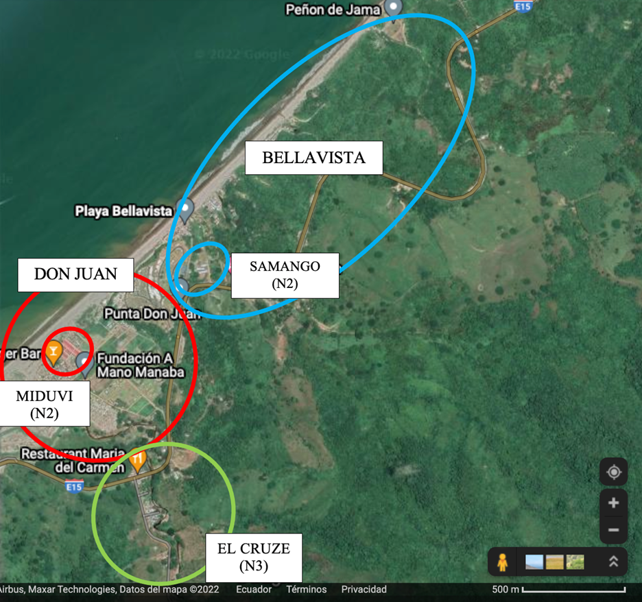 Map of research sites